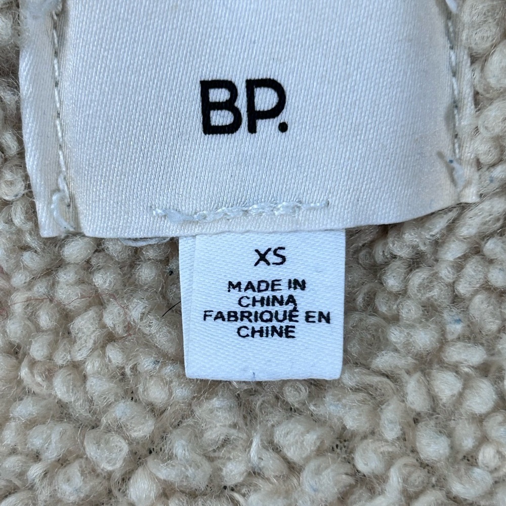 BP. Denim Oversized Trucker Jacket with Faux Shearling Collar Size XS (Women’s) - Picture 7 of 11